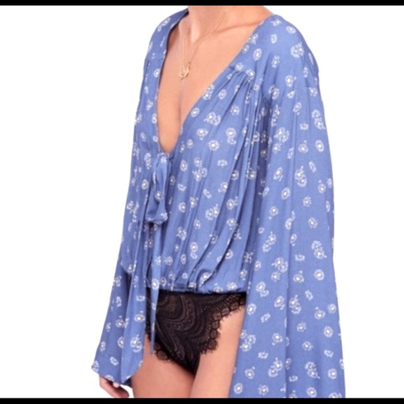 NWOT Free People Forties Style Bodysuit. - Picture 3 of 3